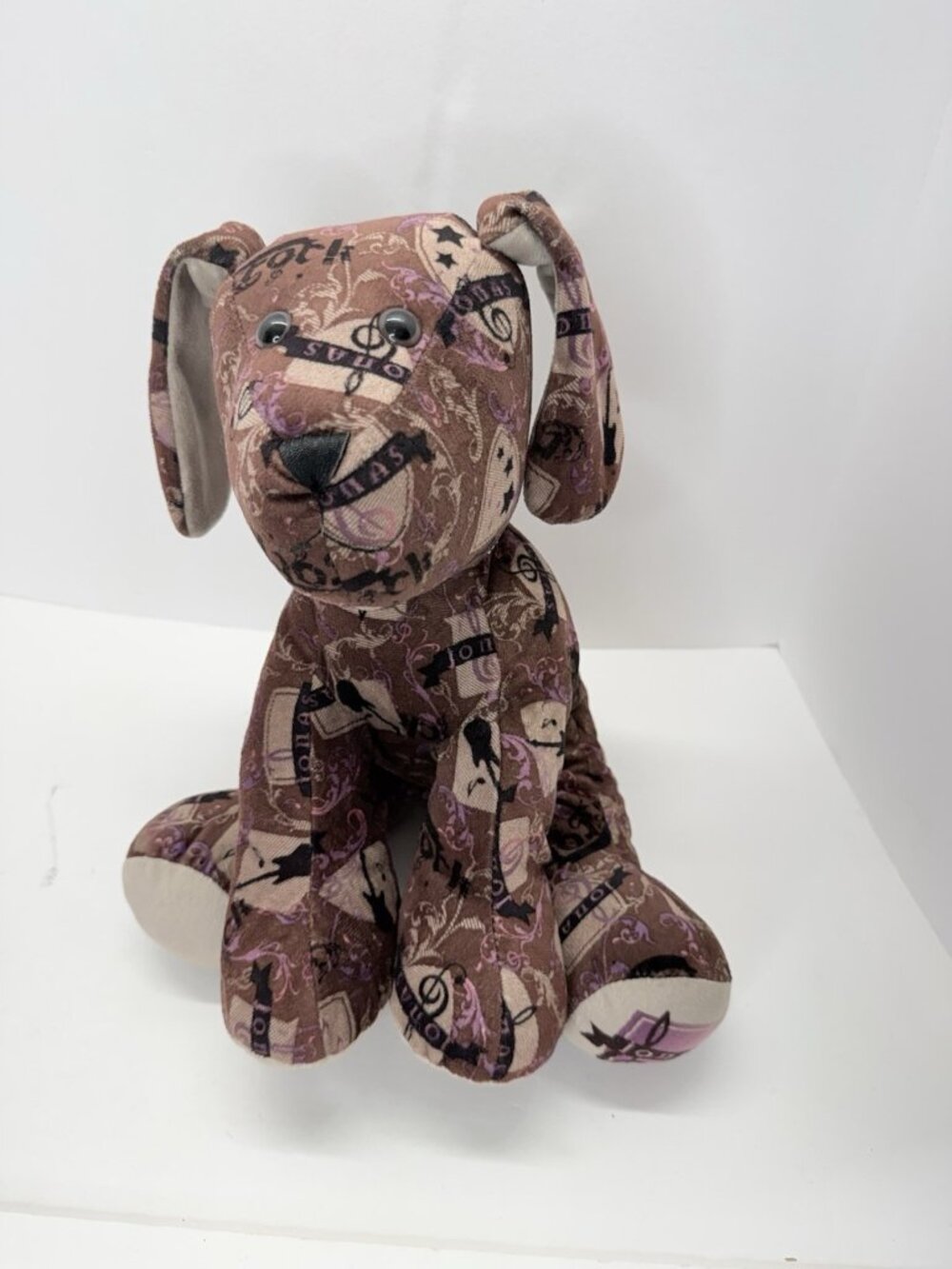Build a Bear Workshop Jonas Brothers Dog Stuffed Animal Plush Toy 13”
